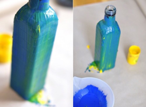 DIY Beautiful Vase from Glass Bottle 3
