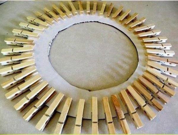 DIY Clothespin Picture Frame 4