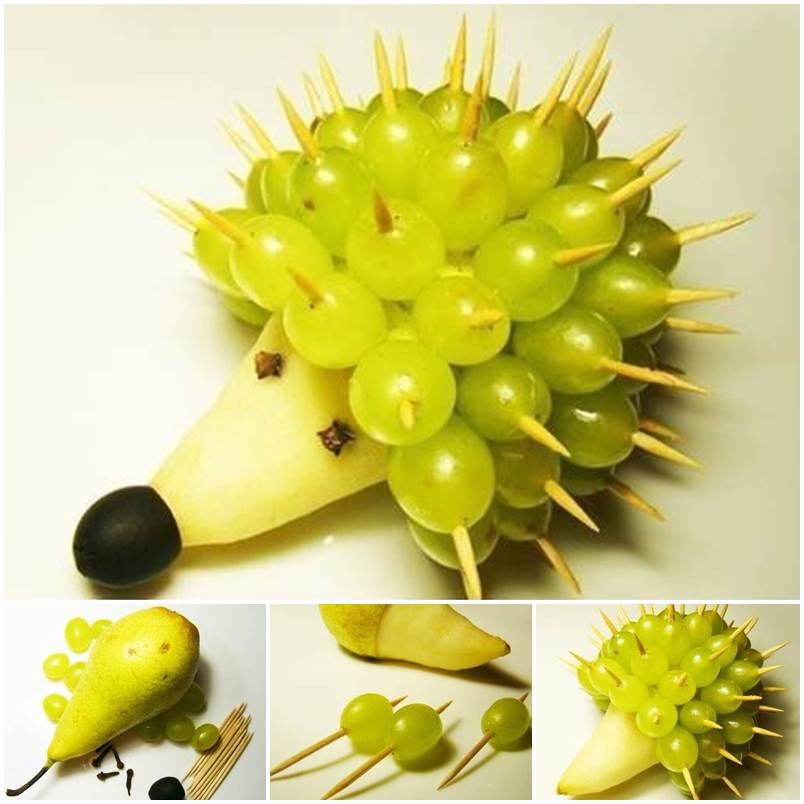 DIY Adorable Fruit Hedgehog