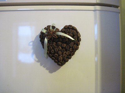 DIY Coffee Bean Fridge Magnet 8