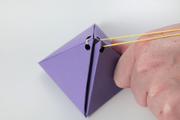DIY Cute Simple Pyramid Gift Box 9