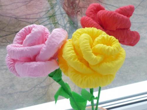 DIY Easy Napkin Paper Flowers 11