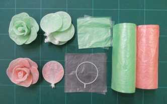 DIY Pretty Roses from Plastic Bags | Good Home DIY