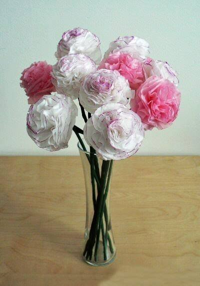 DIY Beautiful Tissue Paper Flowers 7