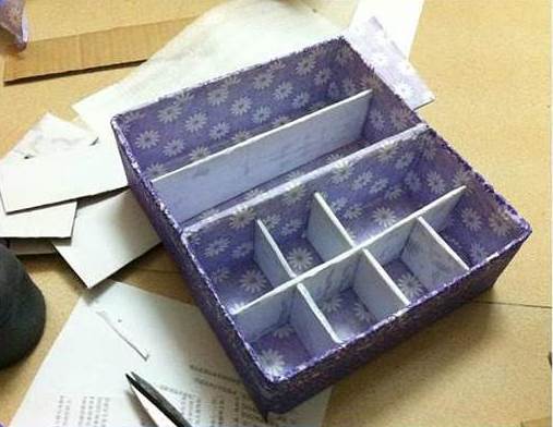 DIY Easy Cardboard Drawer Divider Storage Box 4